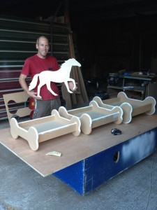 Me ,Dog beds and Horse cutout